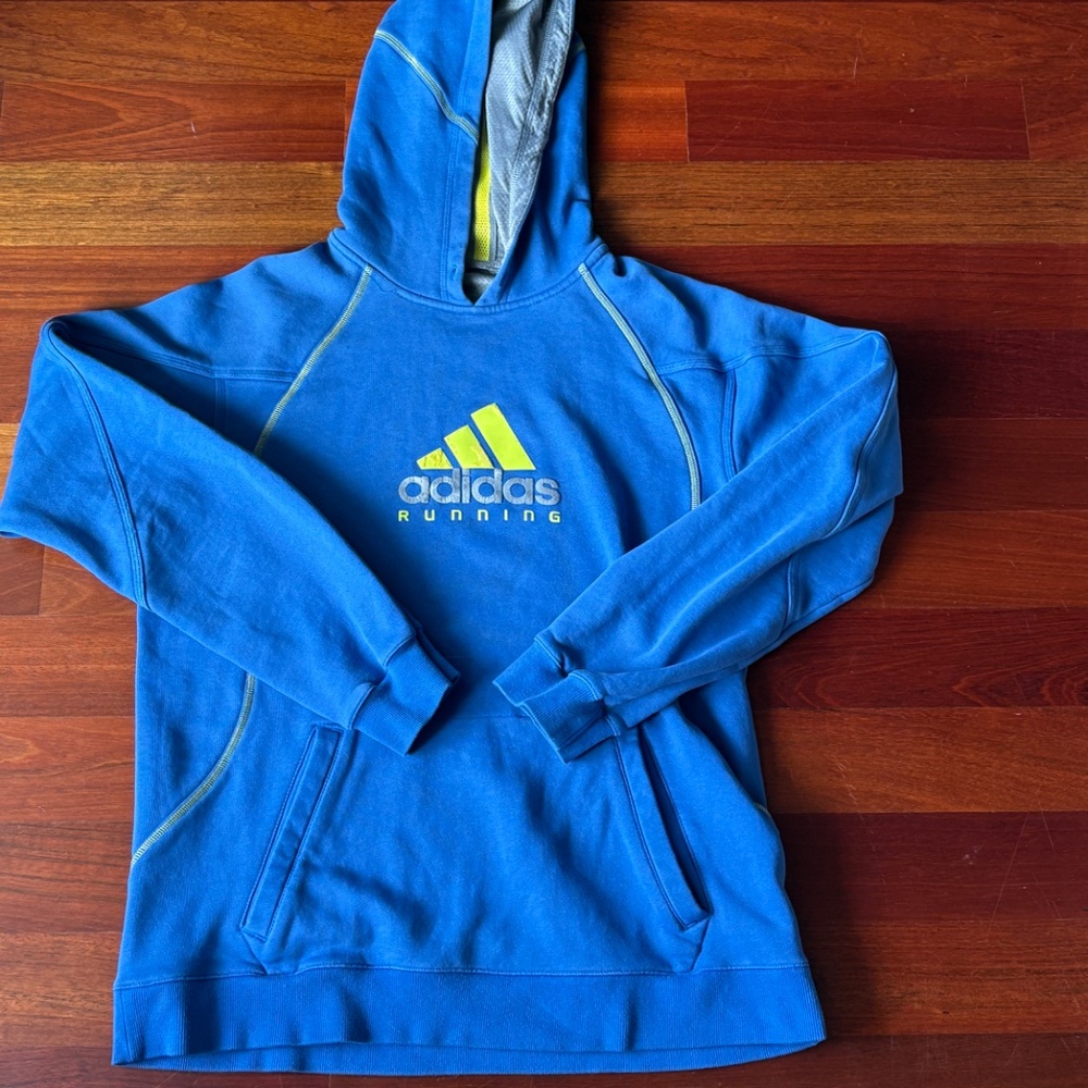Vintage Y2K Adidas ClimaWarm Running Pullover Hoodie - Unisex